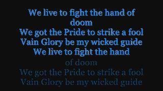 Edguy  Vain Glory Opera lyrics [upl. by Hbaruas]