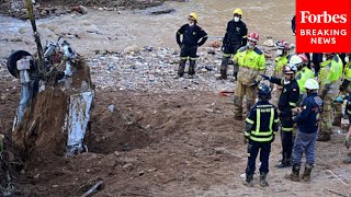 Spanish Authorities Conduct Recovery And Rescue Operations In After Extreme Flooding In Valencia [upl. by Keith91]