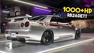 Need for Speed Heat Gameplay  1000HP NISSAN SKYLINE GTR R34 Customization  MAX Build [upl. by Newob774]