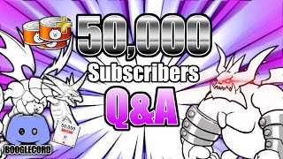 Will I do more Battle Cats Content  50000 Subscribers QampA [upl. by Tezzil281]