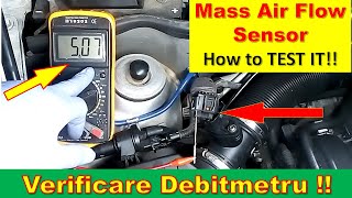 Testare Debitmetru Corsa C How to test a Mass Air Flow sensor [upl. by Nonnerb]