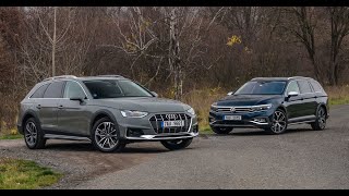 Volkswagen Passat Alltrack vs Audi A4 Allroad [upl. by Martine]