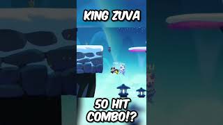 King Zuva WORLD RECORD Combo brawlhalla shorts [upl. by Nosyarg269]