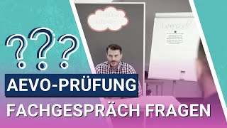 Beispielhaftes Fachgespräch mit 8 Prüfungsfragen aus der praktischen Ausbildereignungsprüfung AEVO [upl. by Sharleen]