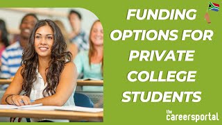 Funding Options For Private College Students  Careers Portal [upl. by Anderer60]