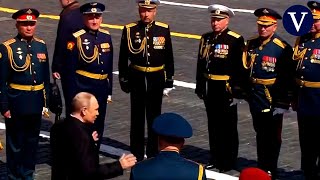 La arenga de Putin a los altos mandos del ejército ruso tras el desfile del día de la Victoria [upl. by Setiram]