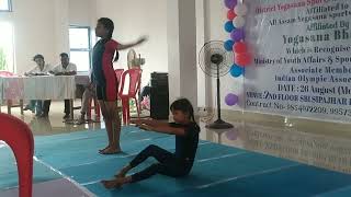 Yoga Competition at Darrang District  Yogasana Sports Championship 2024 [upl. by Latoya]