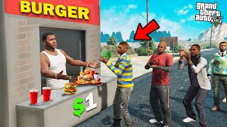 GTA 5  Franklin Opened A Restaurant In GTA 5 [upl. by Wershba]