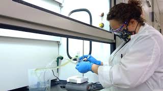 Synthesis of Phenacetin part 1 setup and IR of starting material [upl. by Jeritah]