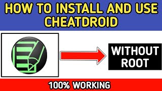 How to install and use cheat droid  Cheat droid without root [upl. by Shaya658]