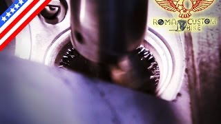 How to rebuild the engine Boring honing the Harley Davidson 1380 EVO DIY  ep8  Roma Custom Bike [upl. by Roarke]