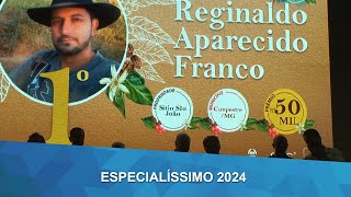 Premiação Especialíssimo 2024 entrega R 330 mil aos 50 melhores lotes de café especiais [upl. by Amsa]