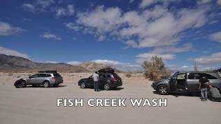 Offroad Trails Fish Creek Sandstone Canyon in Anza Borrego  So California in a Subaru Outback [upl. by Mccarthy]