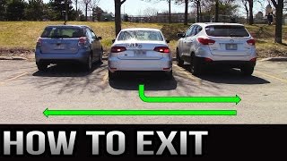 How to Exit a Parking Spot  90 Degrees and Parallel [upl. by Carlene]