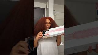 TYMO straightener on curly hair [upl. by Tocci]