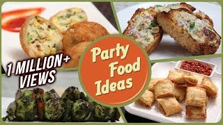 Party Food Ideas  Quick And Easy To Make Party Starters  Snack  Dips Recipe [upl. by Marylou]