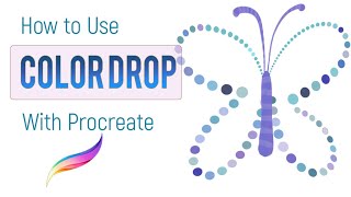 Learn Procreate Color Drop Threshold Swatch Drops How to with Procreate Recolor n Color Picker [upl. by Norrahc]