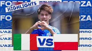 Highlights ItaliaPolonia 31  Under 15  Amichevole [upl. by Christensen]