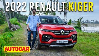 2022 Renault Kiger review  A Good Increment  First Drive  Autocar India [upl. by Seagrave]