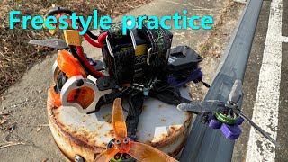 35inch FPV freestyle practice  rubiks cube  Tanqs  No Stab [upl. by Mikeb]