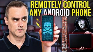 Warning Android phone remote control  Hackers can hack your phone [upl. by Ellenid]