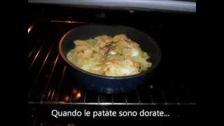 filetti di merluzzo in crosta di patate [upl. by Pogah]