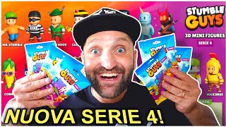 SONO ARRIVATE Apriamo le nuove Action Figures di Stumble Guys😱 unboxing bustine Serie 4 Diramix [upl. by Anaidiriv]