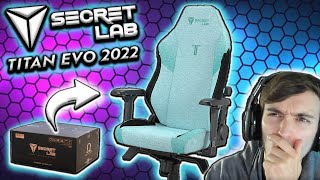 BUILDING MY NEW SECRETLAB TITAN EVO 2022 MINT GREEN CHAIR FULL UNBOXING [upl. by Epillihp]