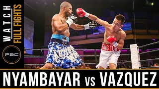 Nyambayar vs Vazquez FULL FIGHT July 15 2016  PBC on ESPN [upl. by Doggett]