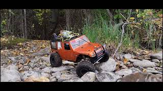 crazy trail run with 2 trx4s and a scx10 ii [upl. by Herr]