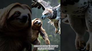 Comparison  Harpy Eagle vs Sloth harpy eagle vs sloth fyp thebiologist14 subscribe like [upl. by Booker]