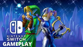 The Legend of Zelda Ocarina of Time Nintendo Switch Gameplay [upl. by Navonod]