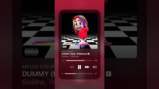 6ix9ine  DUMMY feat TrifeDrew rap music 6ix9ine hiphop artist spedup spedupaudio [upl. by Ekusoyr]