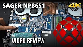 Sager NP8651 Clevo P650SE  Video Review by XOTIC PC [upl. by Ater]