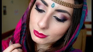 Indian make up Trucco Bollywood [upl. by Nortyad122]