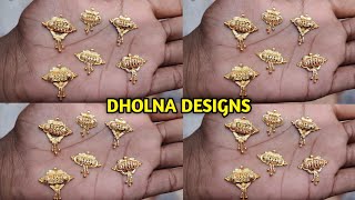 2 Gram Gold Dholna Design For Daily Use  Gold Dholna Designs Halke Vajan Me 2023 Designs [upl. by Ainatnas]