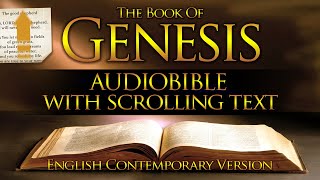 Holy Bible Audio GENESIS 1 to 50  With Text Contemporary English [upl. by Kilbride]