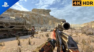 The Wastelands in Caspian Dessert  Ultra Realistic High Graphics 4K HDR Gameplay [upl. by Nabla]