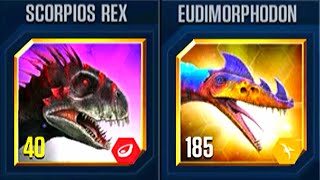 SCORPIOS REX VS EUDIMORPHODON  HT GAME [upl. by Alauqahs]