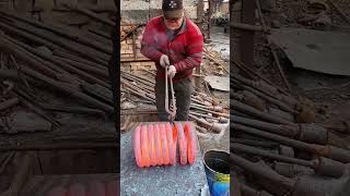 Making process of shock absorber spring [upl. by Rollins476]