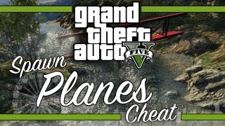 GTA V All Spawnable Planes Cheat Codes amp Gameplay [upl. by Cirda997]