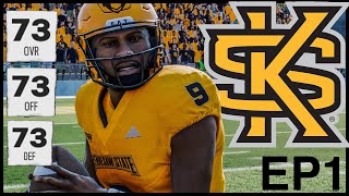 Long journey awaits… Kennesaw State dynasty mode EP 1 [upl. by Irpac851]