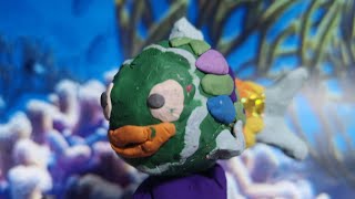 The Rainbow fish story animation using play doh told by children [upl. by Liatrice]