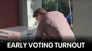 Bay Area counties see strong early voting turnout  KTVU [upl. by Care]