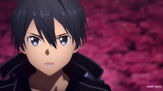 Kirito Vs PoH Part 2  Sword Art Online Alicization  WoU Dub clip HD 45fps [upl. by Halyhs]