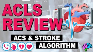 ACS amp Stroke Algorithms  ACLS Review [upl. by Iccir690]