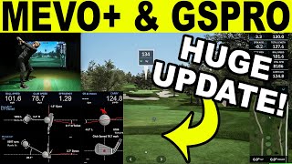 Flightscope Mevo Plus  GSPRO UPDATE Fusion Tracking RCT Support amp More [upl. by Meid809]