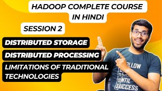 Hindi Hadoop Fundamentals  Distributed Storage  Distributed Processing  Hadoop Definition [upl. by Adelind]