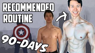 Reddit Bodyweight Fitness Recommended Routine Updated Version  90Day Transformation [upl. by Sumerlin447]