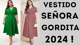 50 MODELOS DE VESTIDOS PARA SEÑORAS GORDITAS 2024 quot ELEGANTES [upl. by Everson]